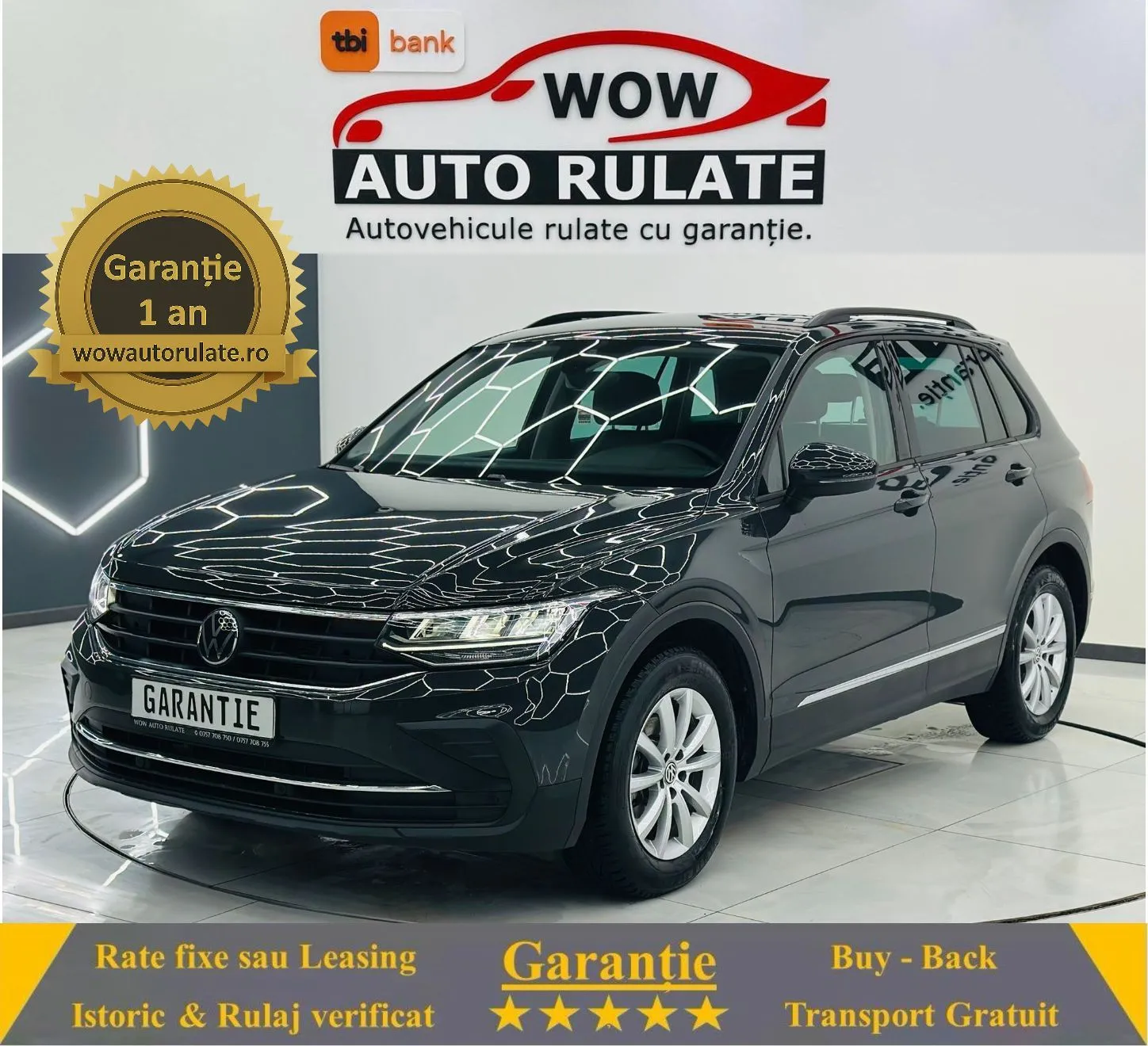 VOLKSWAGEN TIGUAN 2024 1.5i E6 Garantie 12 Luni Rate Avans 0 Doar Cu Buletinul 2024 - WOW Auto Rulate