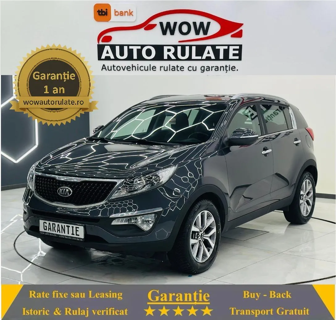 KIA SPORTAGE 2015 1.7D E5 Garantie 12 Luni Rate Avans 0 Doar Cu Buletinul 2015 - WOW Auto Rulate