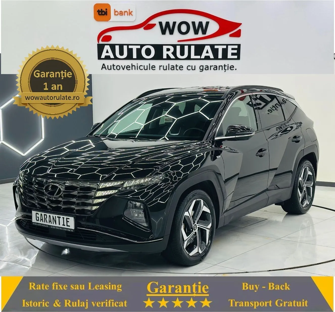 HYUNDAI TUCSON 2021 1.6D E6 48v Garantie 12 Luni Rate avans 0 Doar Cu buletinul 2021 - WOW Auto Rulate