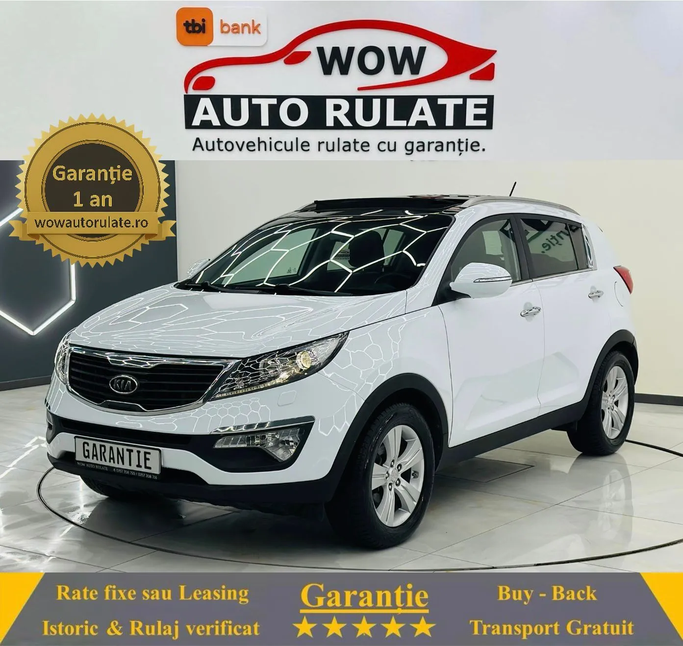 KIA SPORTAGE 2012 1.7D E5 Garantie 12 Luni Rate Avans 0 Doar Cu Buletinul 2012 - WOW Auto Rulate