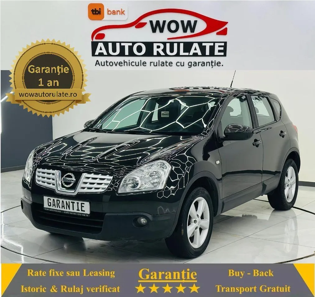 NISSAN Qashqai 2007 2.0i E4 Garantie 12 Luni Rate Avans 0 Doar Cu Buletinul 2007 - WOW Auto Rulate