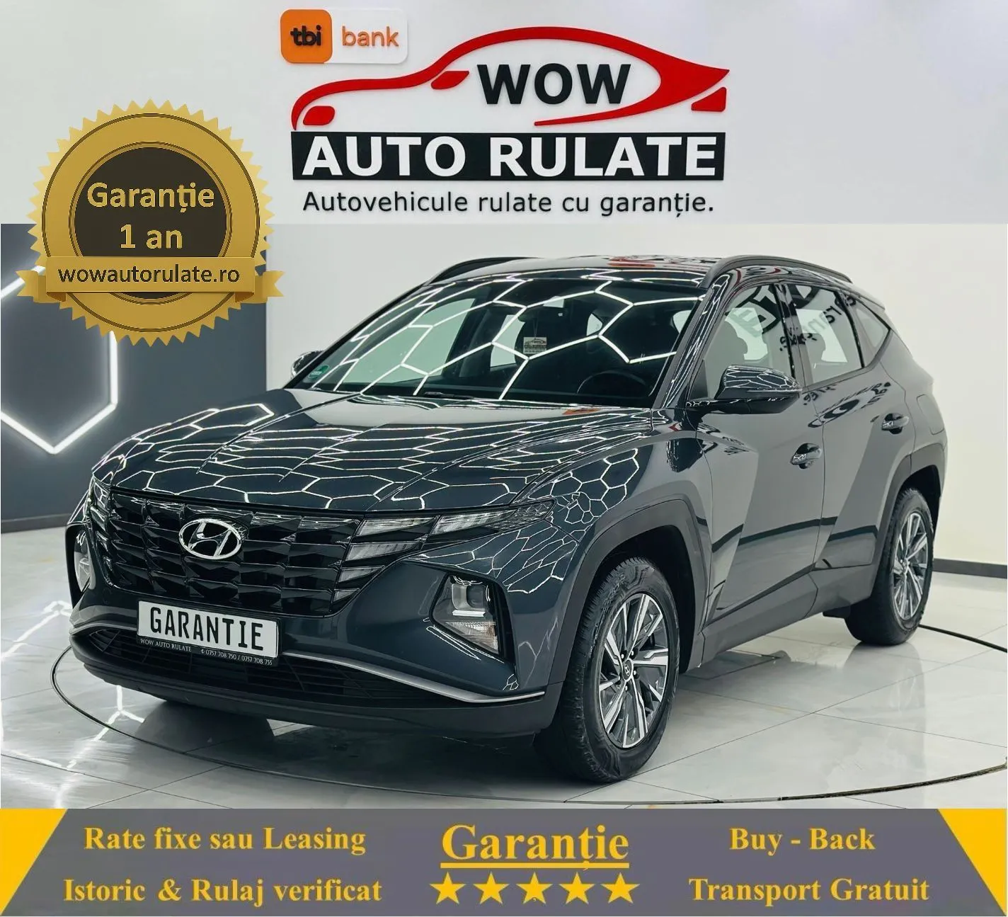 HYUNDAI TUCSON 2021 1.6D E6 Garantie 12 Luni Rate Avans 0 Doar Cu Buletinul 2021 - WOW Auto Rulate
