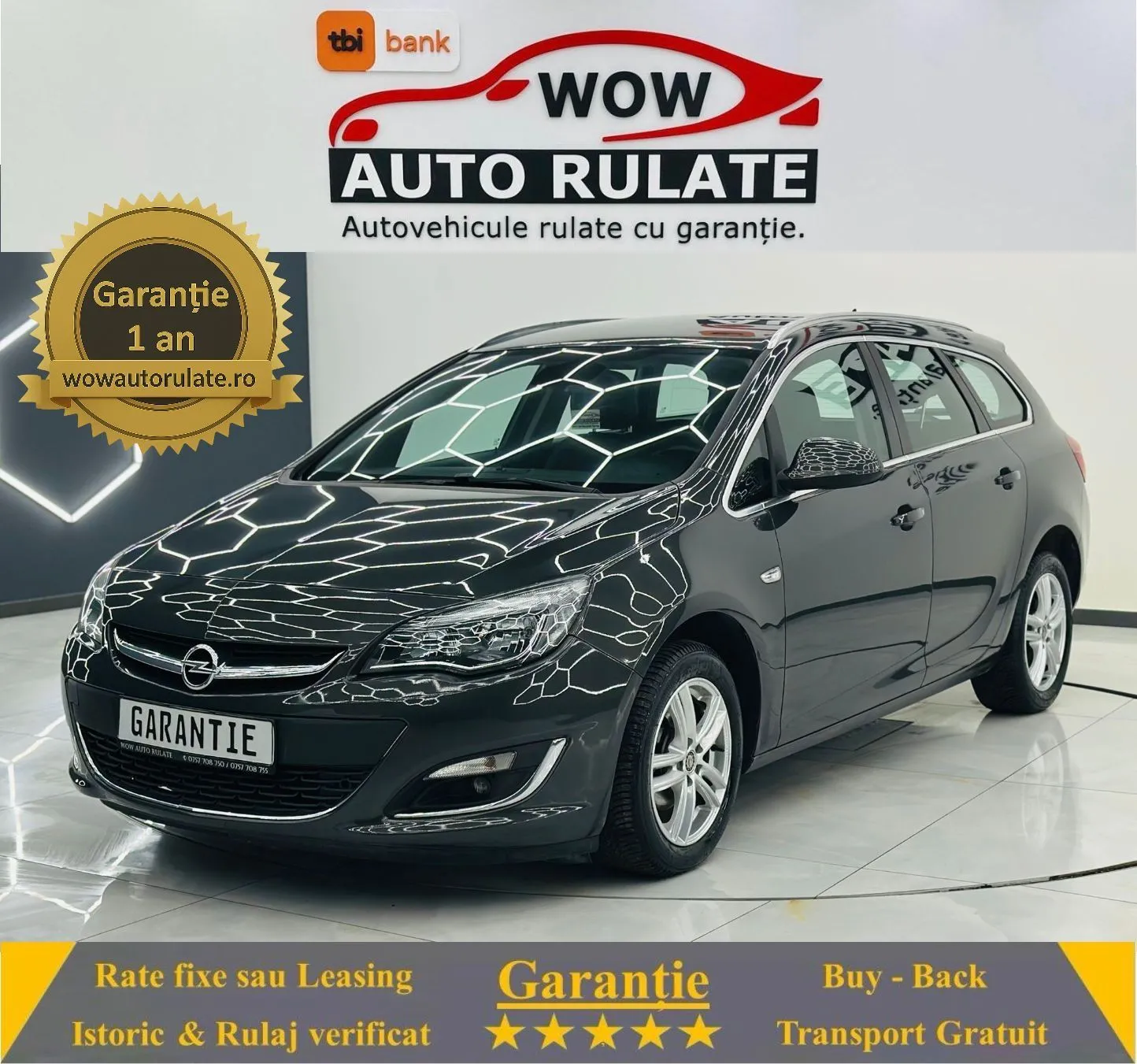 OPEL ASTRA 2016 1.4i E6 Garantie 12 Luni Rate Avans 0 Doar Cu Buletinul 2016 - WOW Auto Rulate
