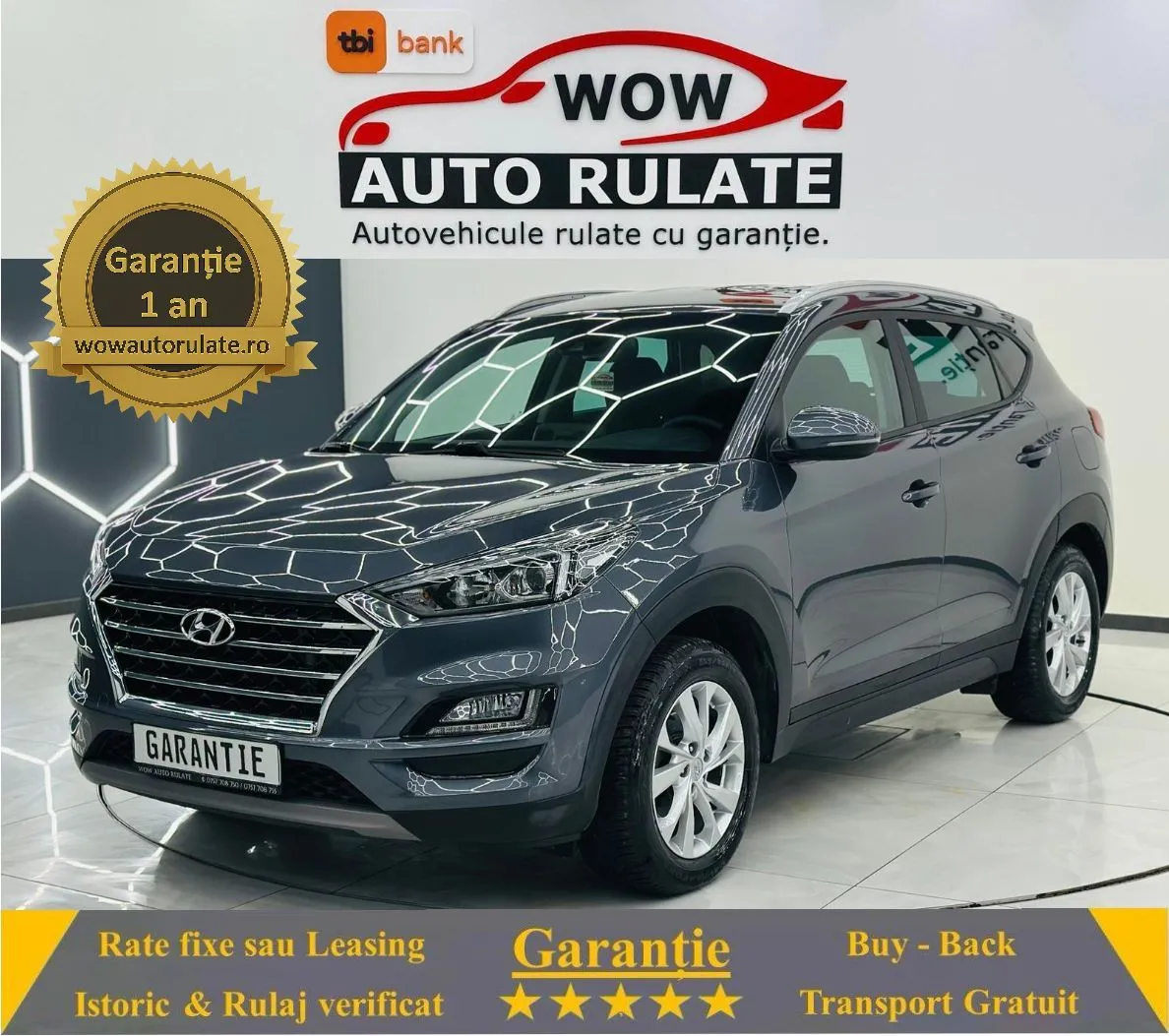 HYUNDAI TUCSON 2020 1.6D E6 Garantie 12 Luni Rate Avans 0 Doar Cu Buletinul 2020 - WOW Auto Rulate