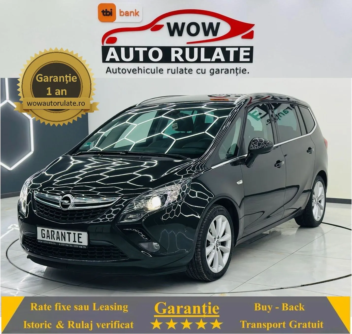 OPEL ZAFIRA 2016 2.0D E5 7 Locuri Garantie 12 Luni Rate Avans 0 Doar Cu Buletinul 2016 - WOW Auto Rulate