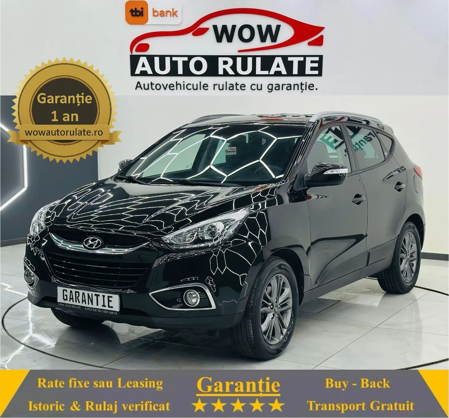 HYUNDAI IX35 2014 1.7D E5 Garantie 12 Luni Rate Avans 0 Doar cu Buletinul 2014 - WOW Auto Rulate