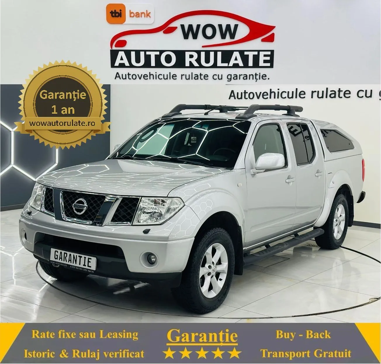 NISSAN NAVARA 2006 2.5D Garantie 12 Luni Rate Avans 0 Doar Cu Buletinul 2006 - WOW Auto Rulate
