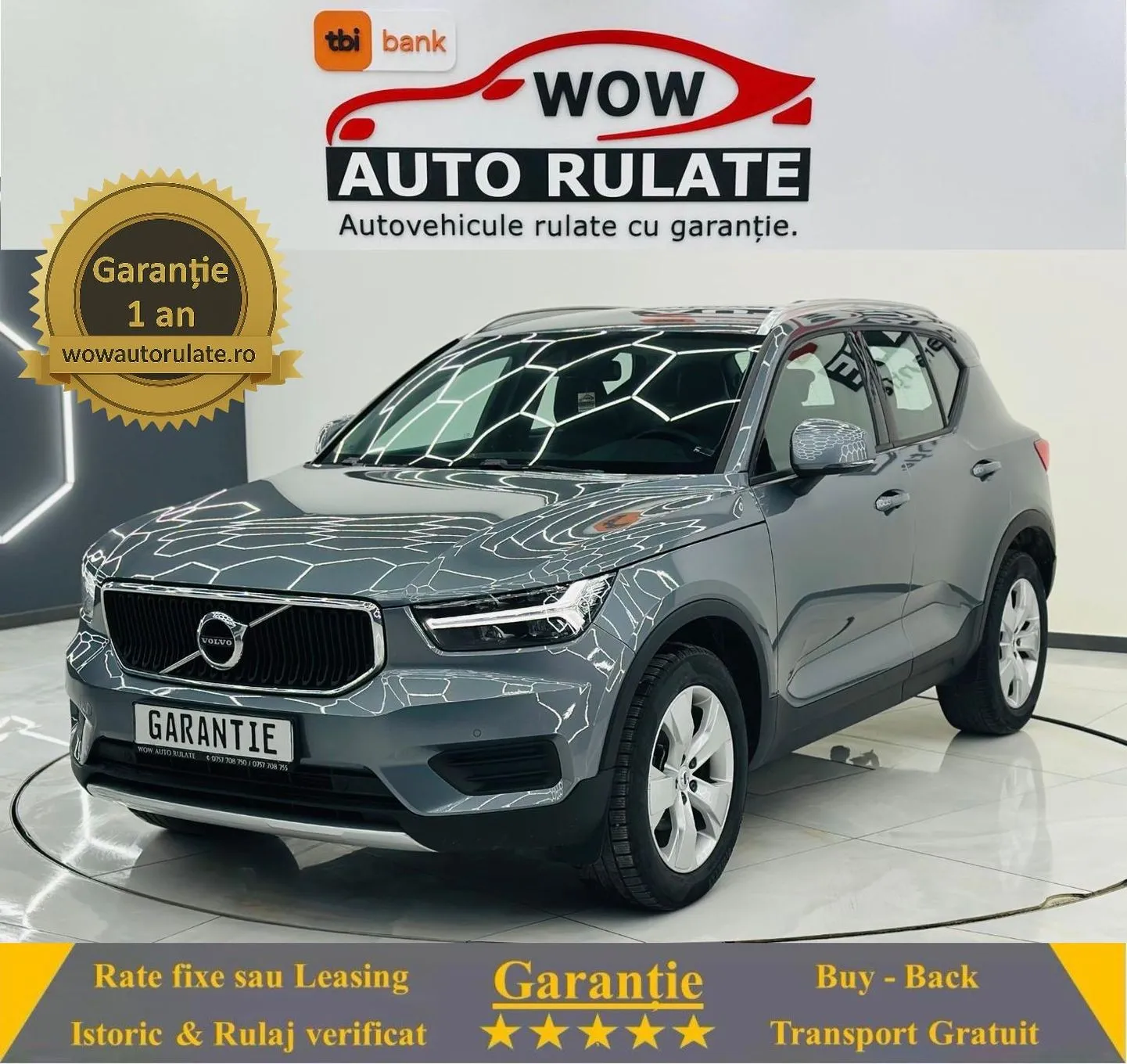 VOLVO Xc-40 2020 2.0D E6 Garantie 12 Luni Rate Avans 0 Doar Cu Buletinul 2020 - WOW Auto Rulate
