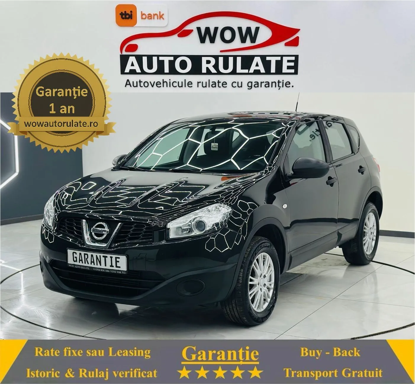 NISSAN Qashqai 2014 1.5D E5 Garantie 12 Luni Rate Avans 0 Doar Cu Buletinul 2014 - WOW Auto Rulate