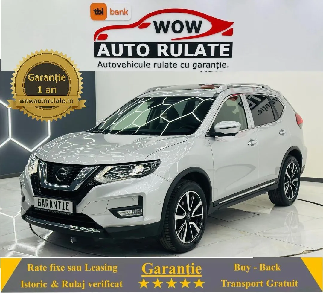 NISSAN X-TRAIL 2018 1.6D E6 7 Locuri Garantie 12 Luni Rate Avans 0 Doar Cu Buletinul 2018 - WOW Auto Rulate