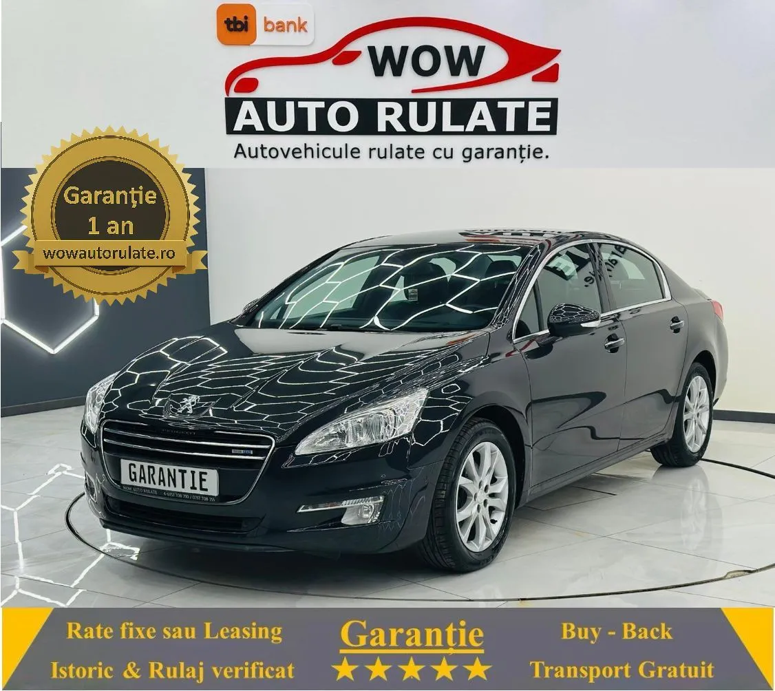 PEUGEOT 508 2014 1.6D E5 Garantie 12 Luni Rate Avans 0 Doar Cu Buletinul 2014 - WOW Auto Rulate