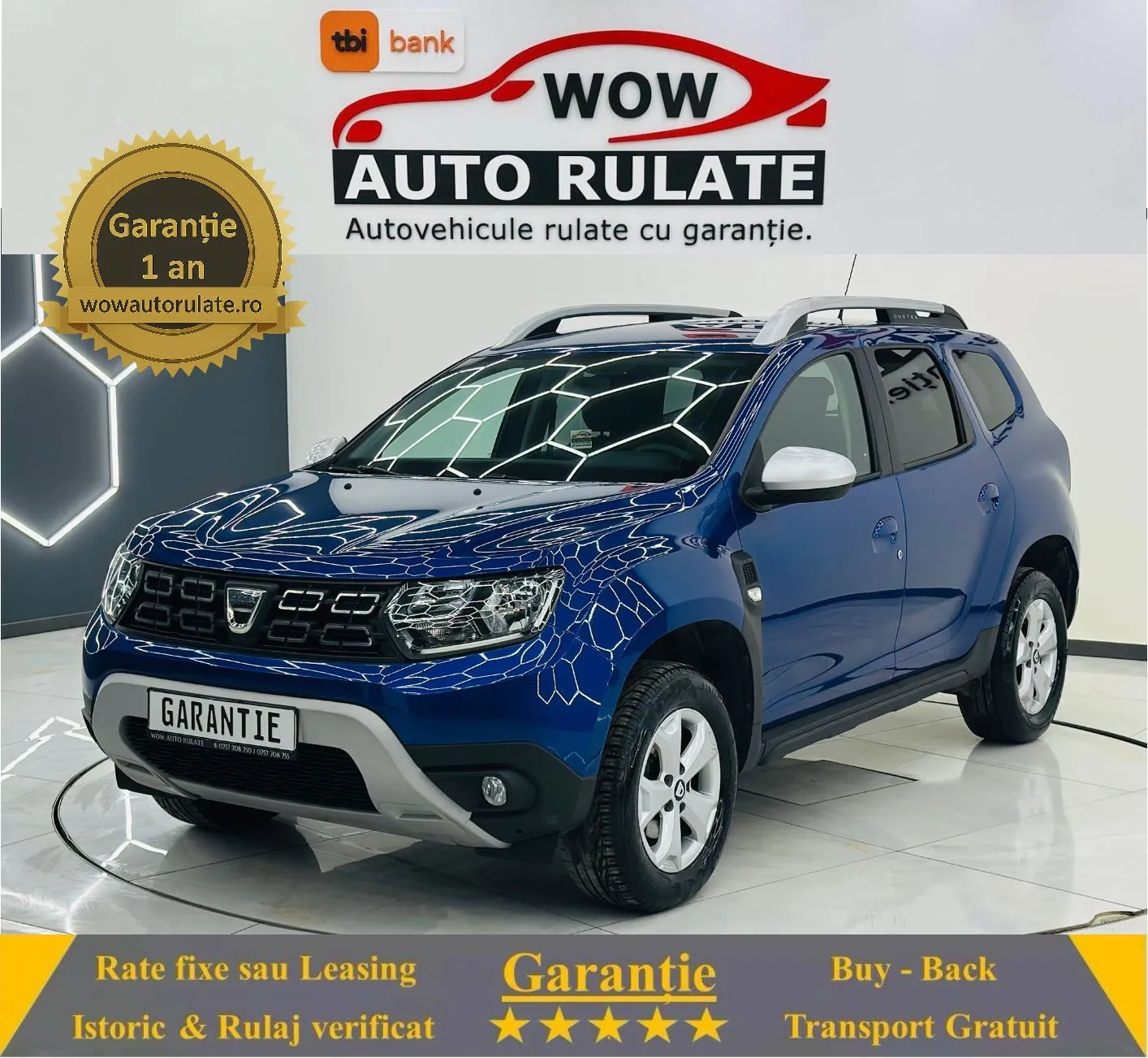 DACIA DUSTER 2021 1.5D E6 Garantie 12 Luni Rate Avans 0 Doar Cu Buletinul 2021 - WOW Auto Rulate