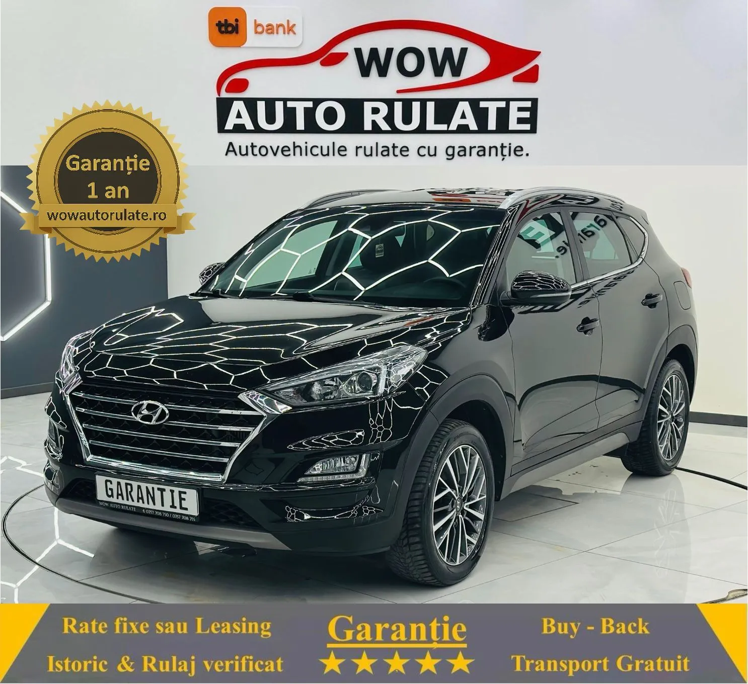 HYUNDAI TUCSON 2020 1.6D E6 Garantie 12  Luni Rate Avans 0 Doar Cu Buletinul 2020 - WOW Auto Rulate