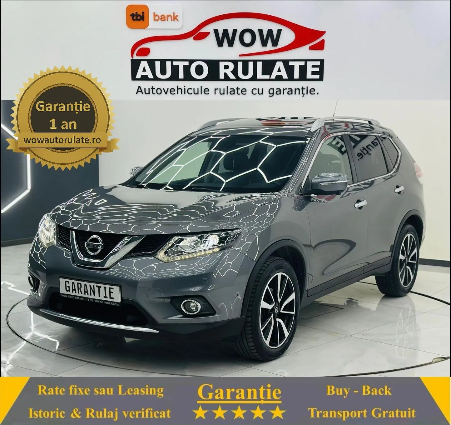 NISSAN X-TRAIL 2017 1.6D E6 Garantie 12 Luni Rate Avans 0 Doar Cu Buletinul 2017 - WOW Auto Rulate
