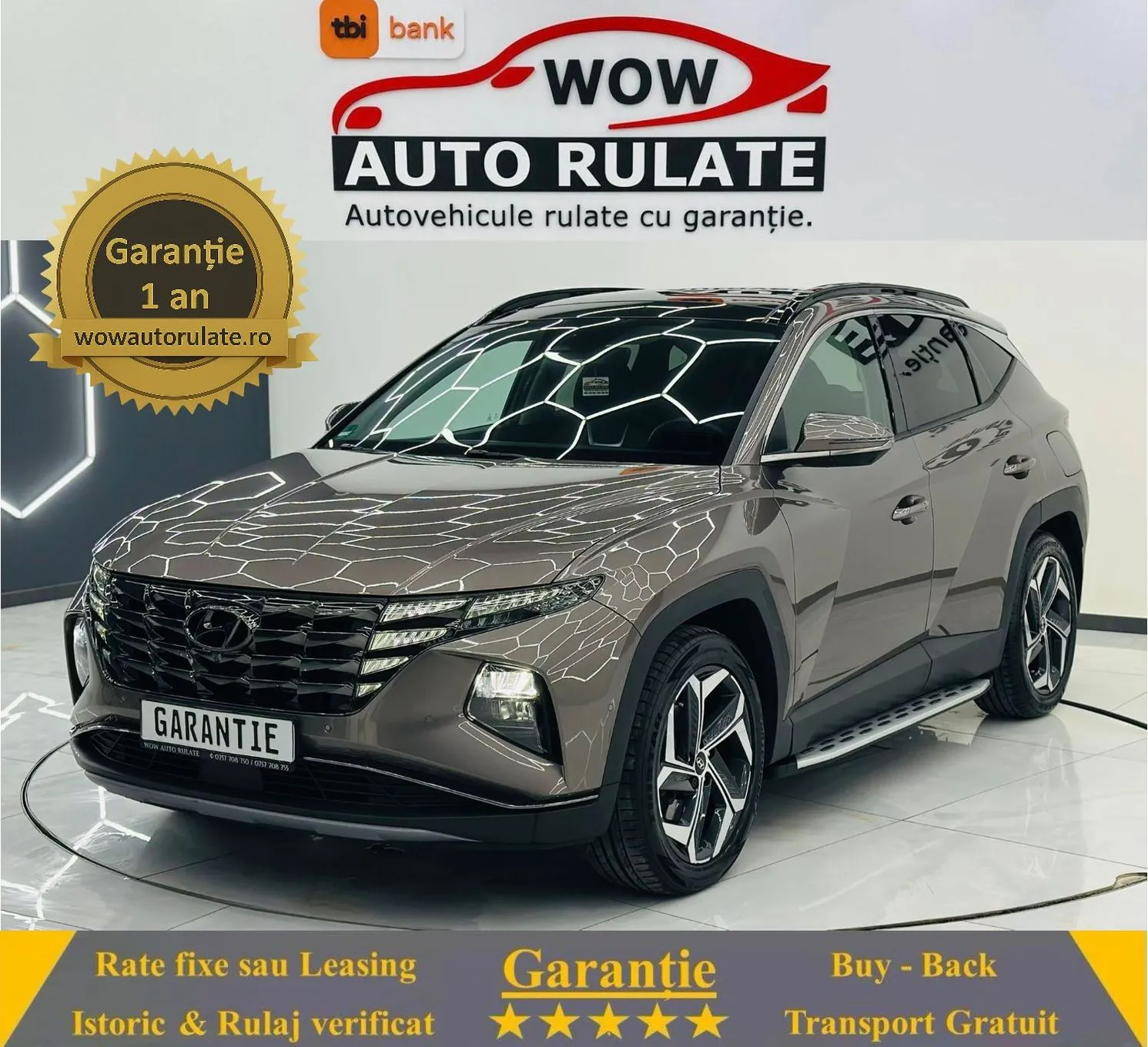 HYUNDAI TUCSON 2021 1.6i E6 HYBRID Garantie 12  Luni Rate Avans 0 Doar Cu Buletinul 2021 - WOW Auto Rulate