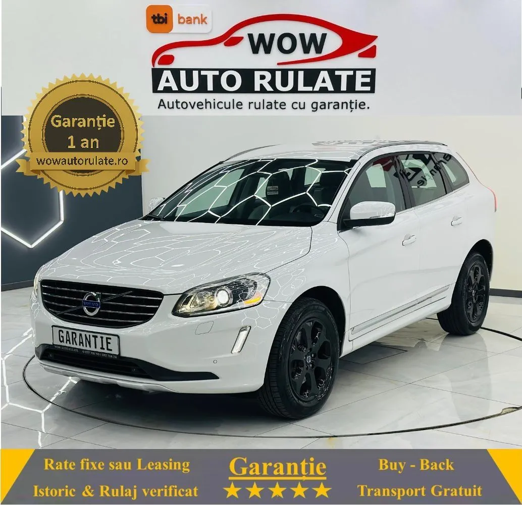 VOLVO Xc-60 2014 2.0D E6 Garantie 12 Luni Rate Avans 0 Doar Cu Buletinul 2014 - WOW Auto Rulate