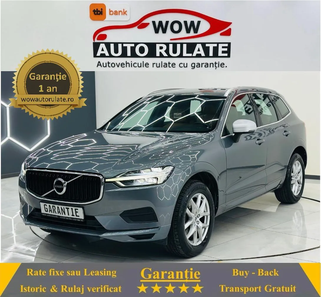 VOLVO Xc-60 2019 2.0D E6 4X4 Garantie 12 Luni Rate Avans 0 Doar Cu Buletinul 2019 - WOW Auto Rulate