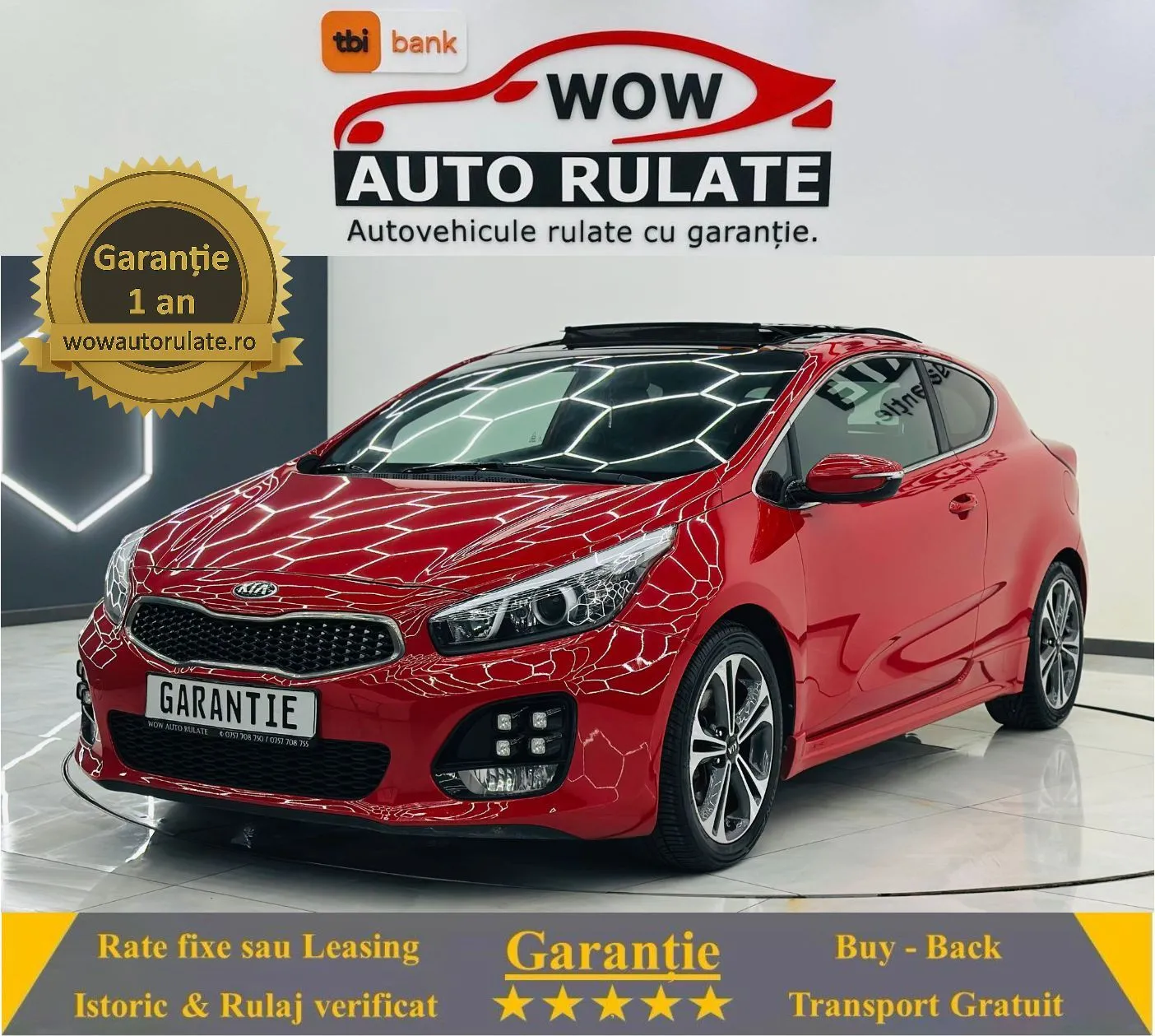 KIA CEED 2017 1.6D E6 Garantie 12 Luni Rate Avans 0 Doar Cu Buletinul 2017 - WOW Auto Rulate