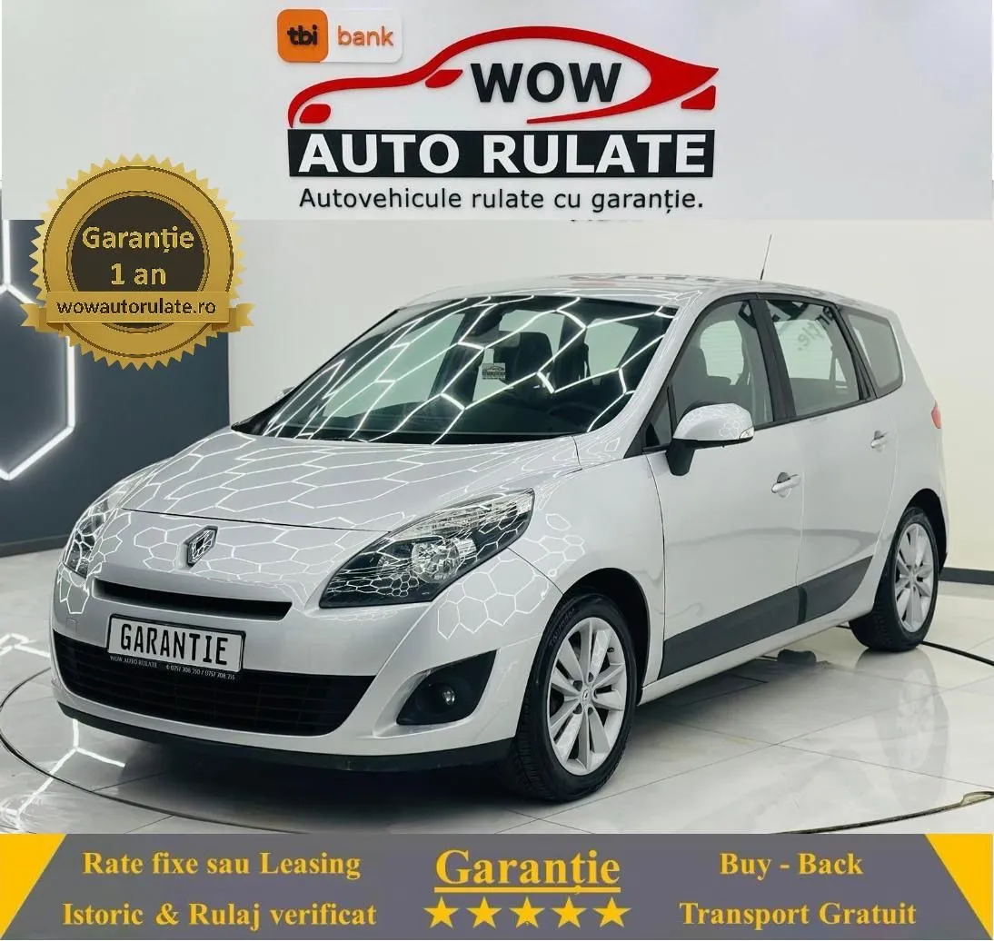 RENAULT GRAND SCENIC 2009 1.5D E4 Garantie 12 Luni Rate Avans 0 Doar Cu Butinul 2009 - WOW Auto Rulate