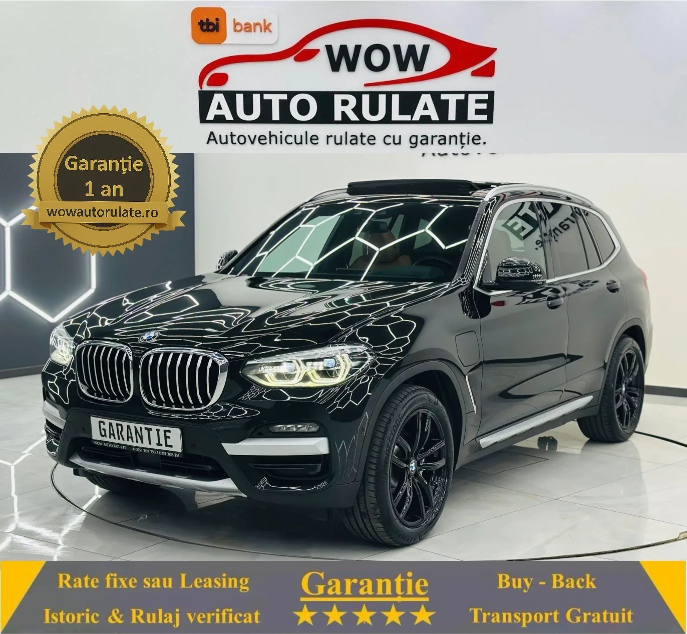 BMW X3 2020 X3 30e 2.0i E6 4x4 Plug-in Hybrid Garantie 12 Luni Rate Avans 0 2020 - WOW Auto Rulate