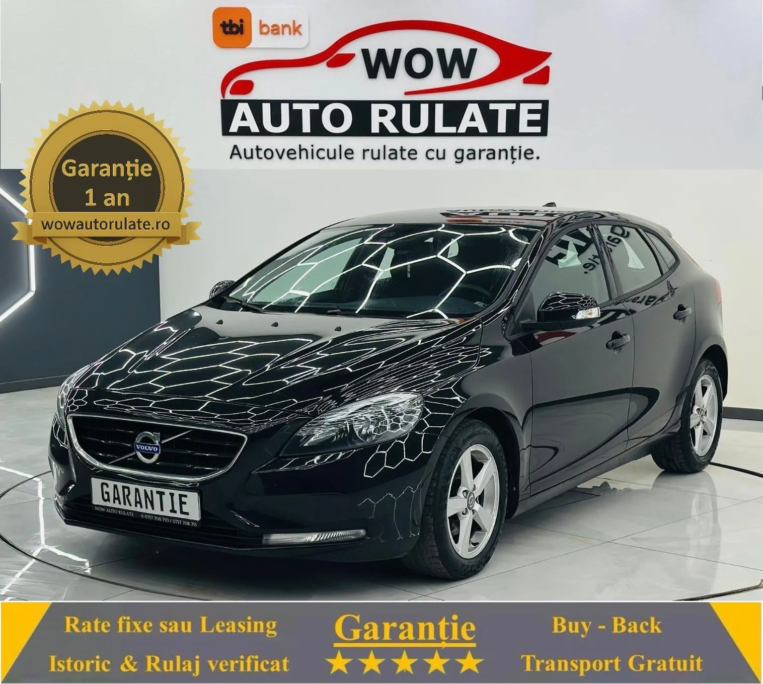 VOLVO V40 2013 1.6D E5 Garantie 12 Luni Rate Avans 0 Doar Cu Buletinul 2013 - WOW Auto Rulate