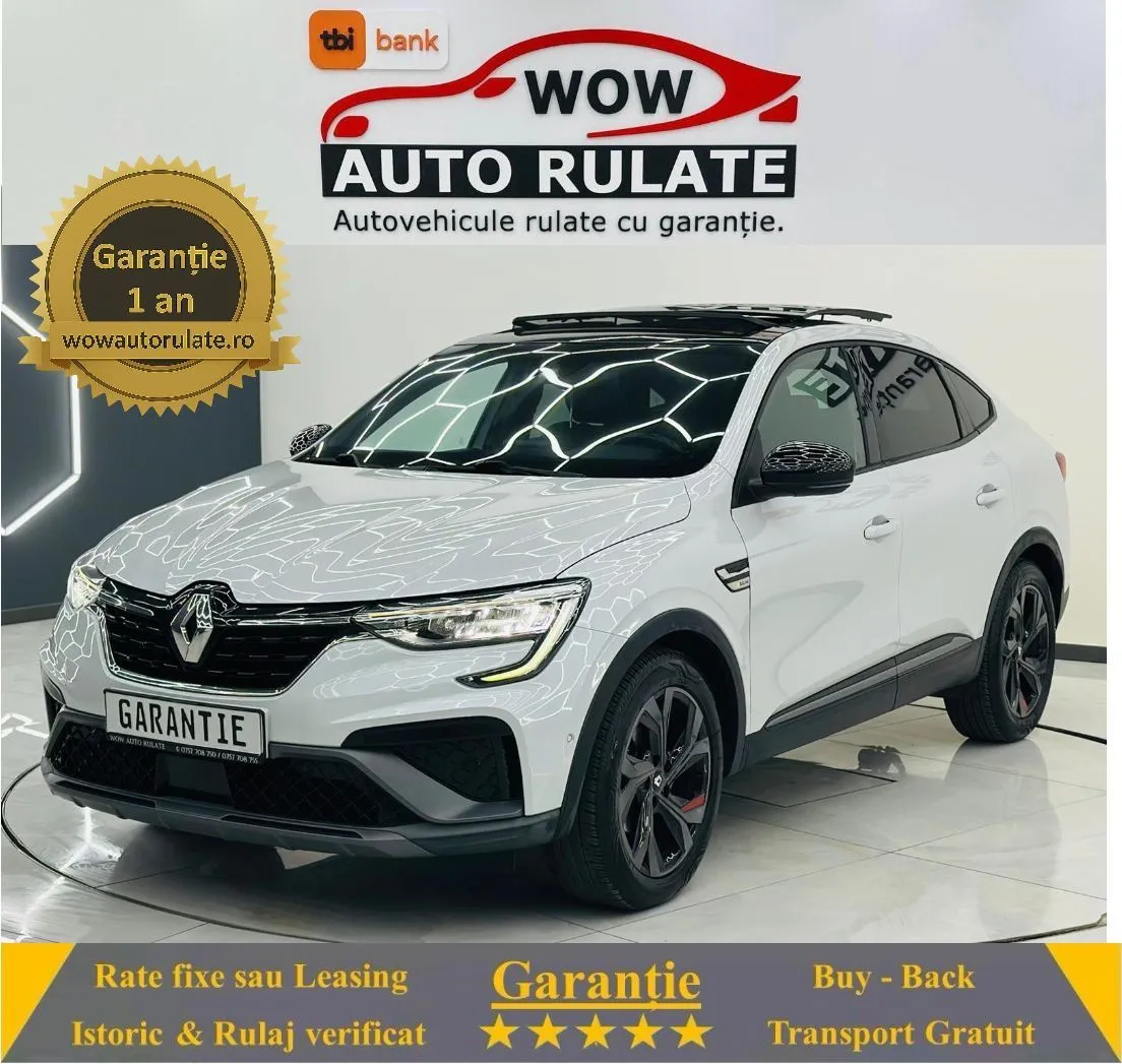RENAULT Arkana 2022 1.6i E6 Hybrid Garantie 12 Luni Rate Avans 0 Doar Cu Buletinul 2022 - WOW Auto Rulate