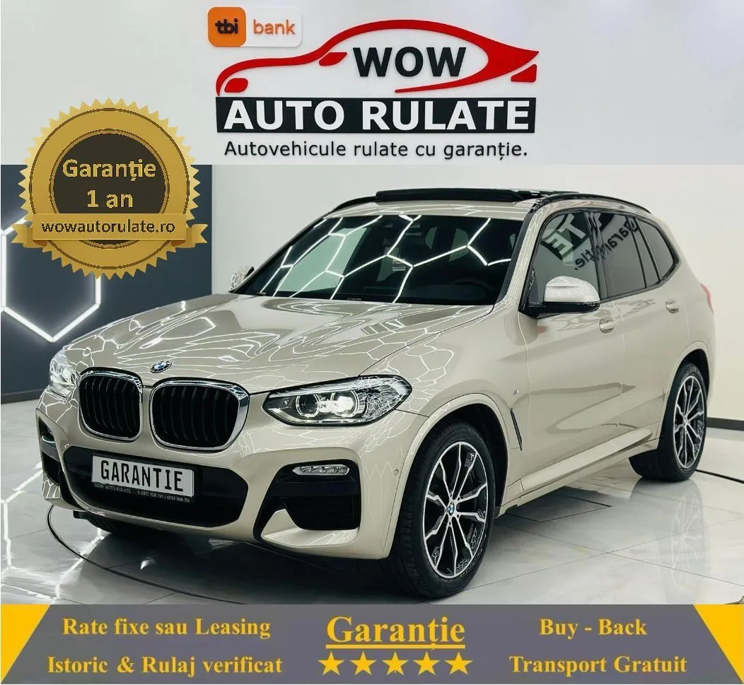 BMW X3 2018 2.0D E6 4x4 Garantie 12 Luni Rate Avans 0 Doar Cu Buletinul 2018 - WOW Auto Rulate