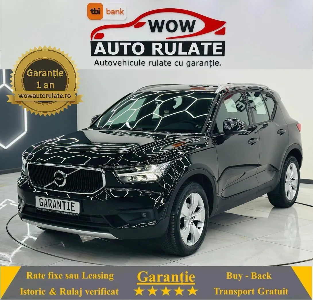 VOLVO Xc-40 2020 1.5i E6 Garantie 12 Luni Rate Avans 0 Doar Cu Buletinul 2020 - WOW Auto Rulate