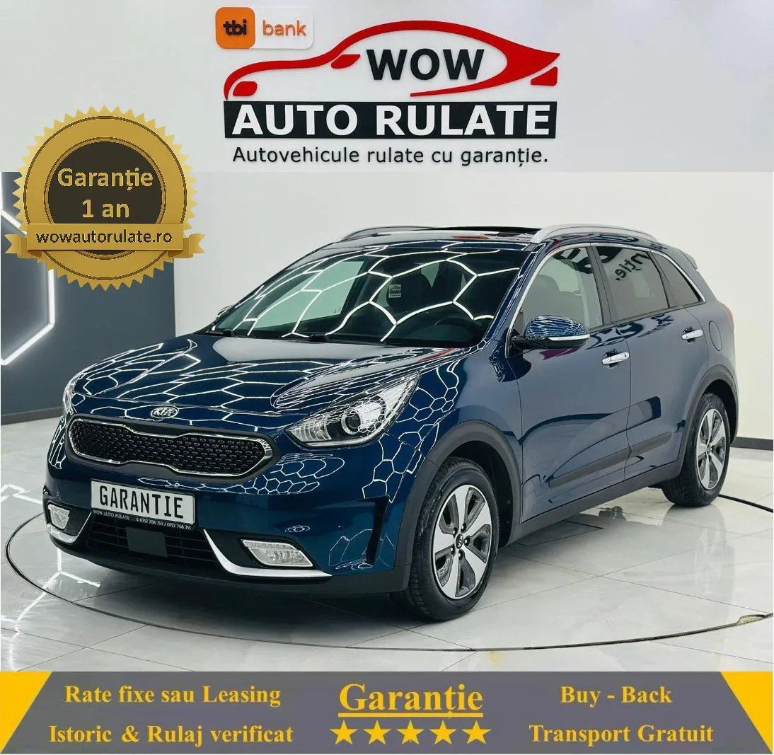 KIA Niro 2019 1.6i E6 Hybrid Garantie 12 Luni Rate Avans 0 Doar Cu Buletinul 2019 - WOW Auto Rulate