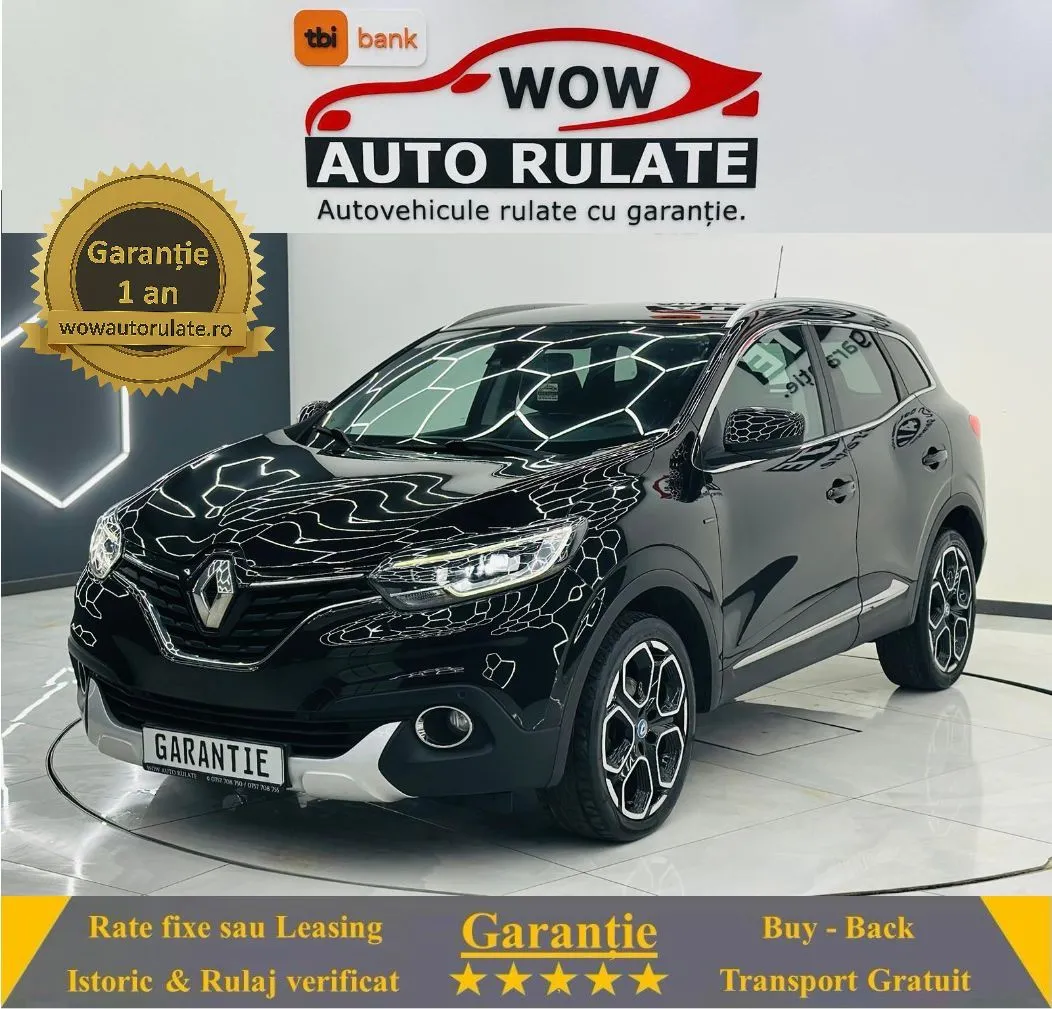 RENAULT KADJAR 2018 1.2i E6 Garantie 12 Luni Rate Avans 0 Doar Cu Buletinul 2018 - WOW Auto Rulate
