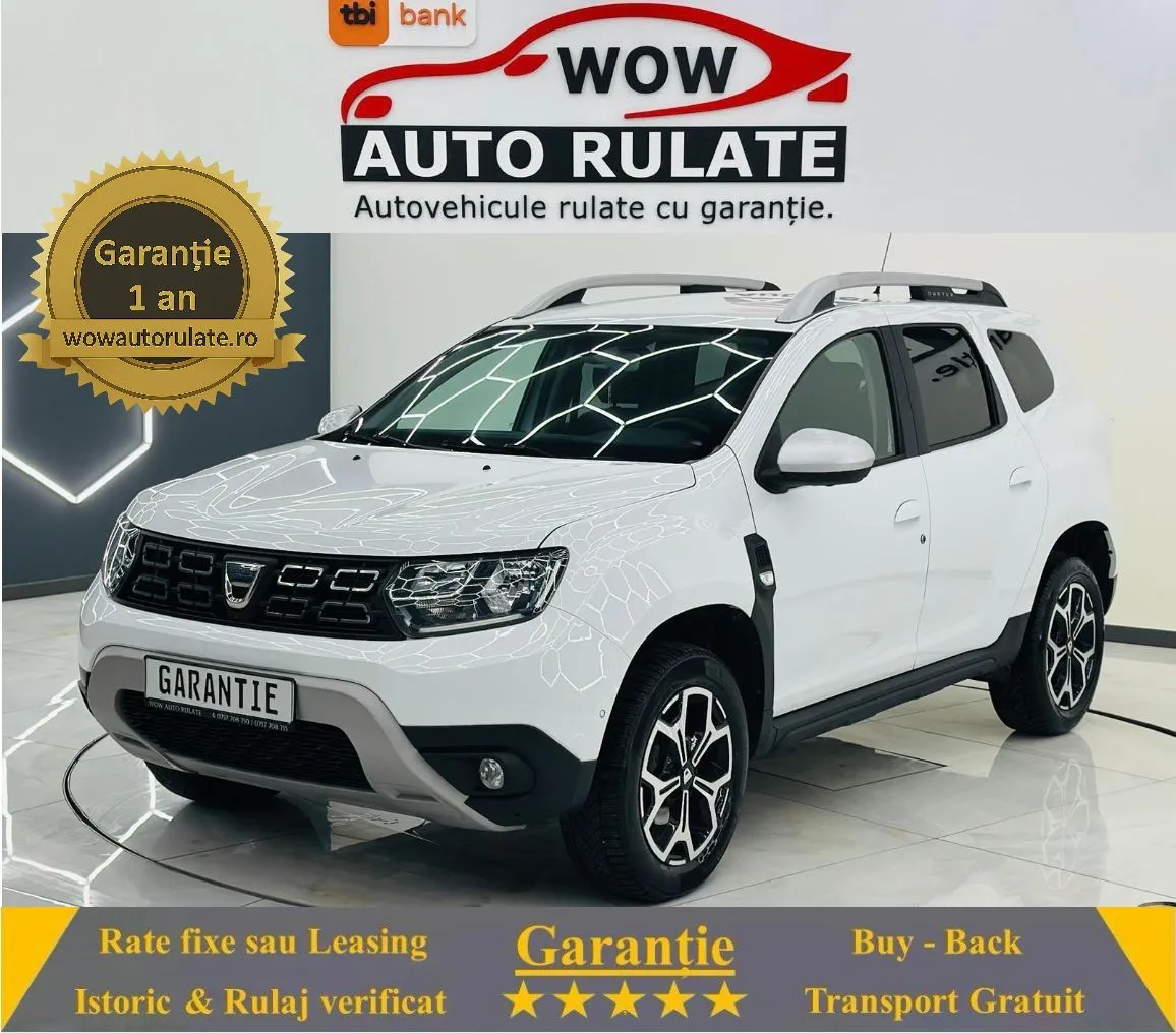 DACIA DUSTER 2018 1.5D E6 Garantie 12 Luni Rate Avans 0 Doar Cu Buletinul 2018 - WOW Auto Rulate