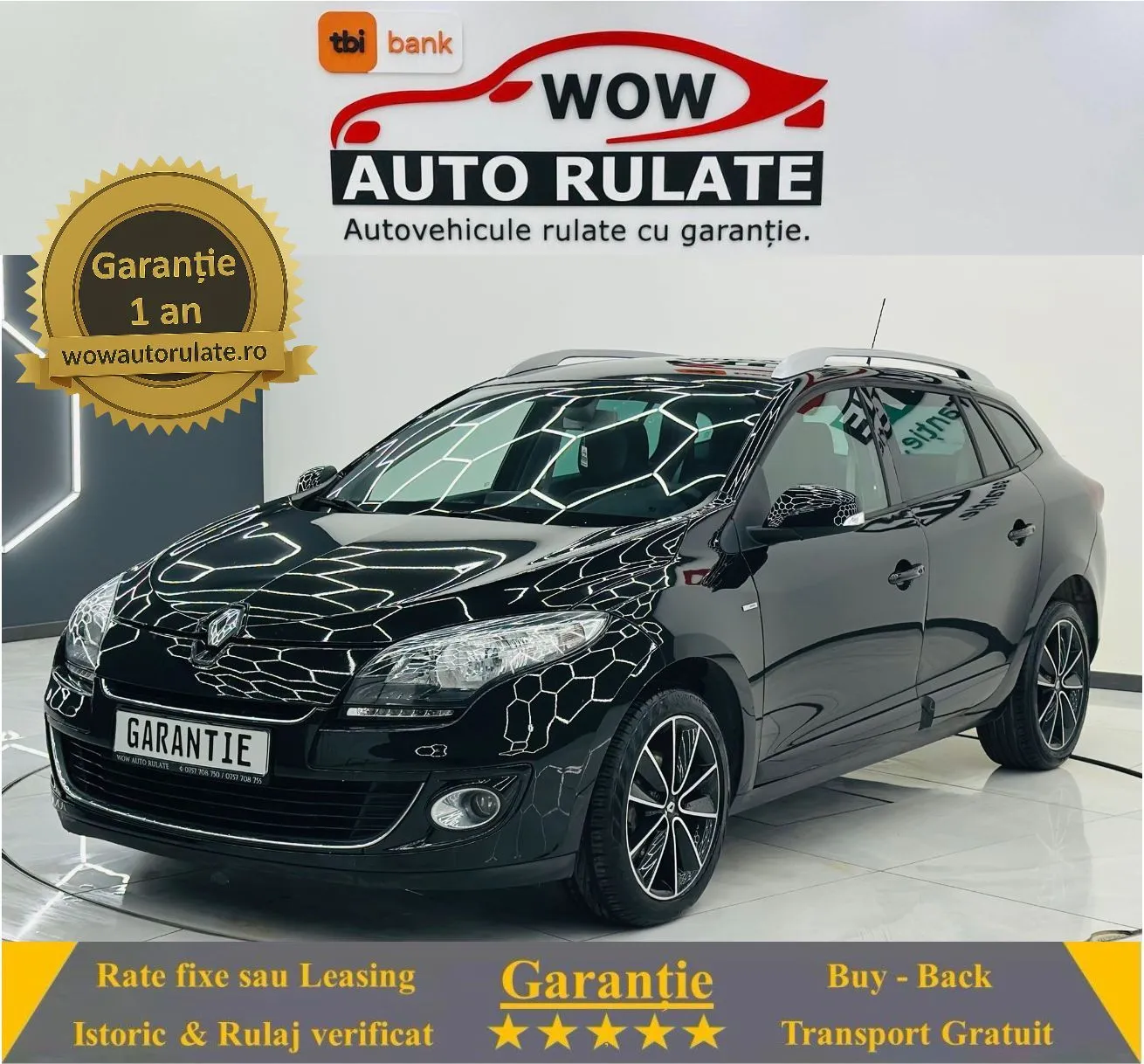RENAULT MEGANE 2012 1.5D E5 Garantie 12 Luni Rate Avans 0 Doar Cu Buletinul 2012 - WOW Auto Rulate