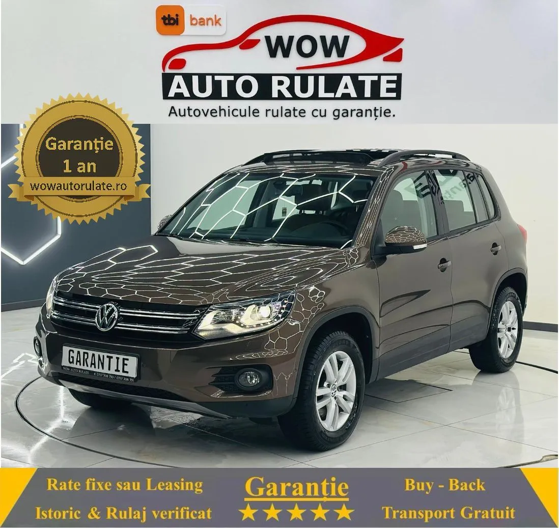 VOLKSWAGEN TIGUAN 2013 2.0D E5 4x4 Garantie 12 Luni Rate Avans 0 Doar Cu Buletinul 2013 - WOW Auto Rulate