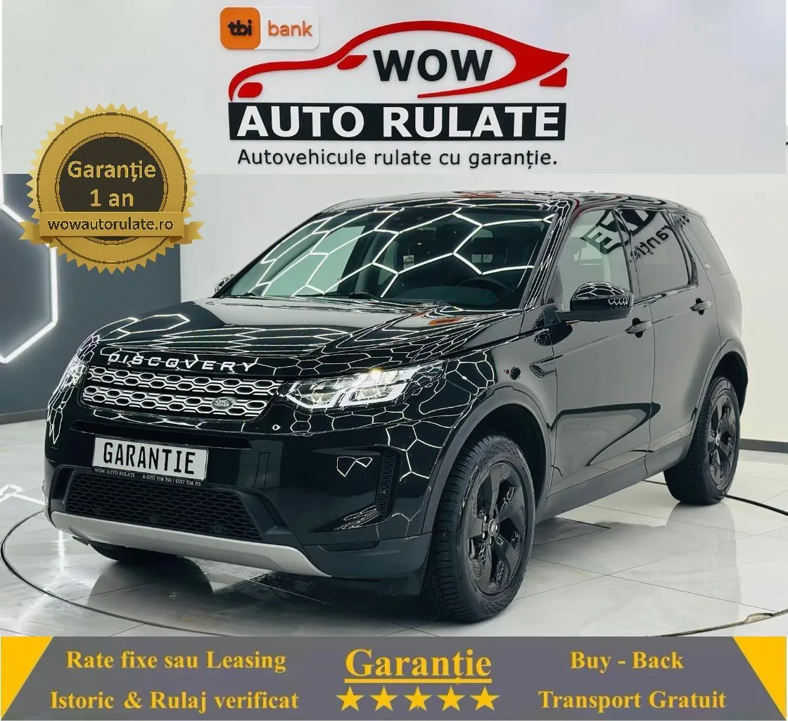 LANDROVER DISCOVERY-SPORT 2020 2.0D E6 Garantie 12 Luni Rate Avans 0 Doar Cu Buletinul 2020 - WOW Auto Rulate