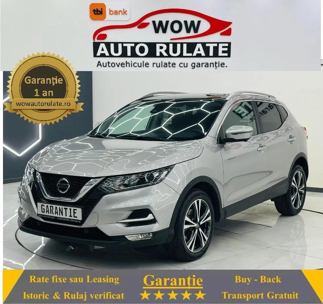 NISSAN Qashqai 2019 1.3i E6 Garantie 12 Luni Rate Avans 0 Doar Cu Buletinul 2019 - WOW Auto Rulate