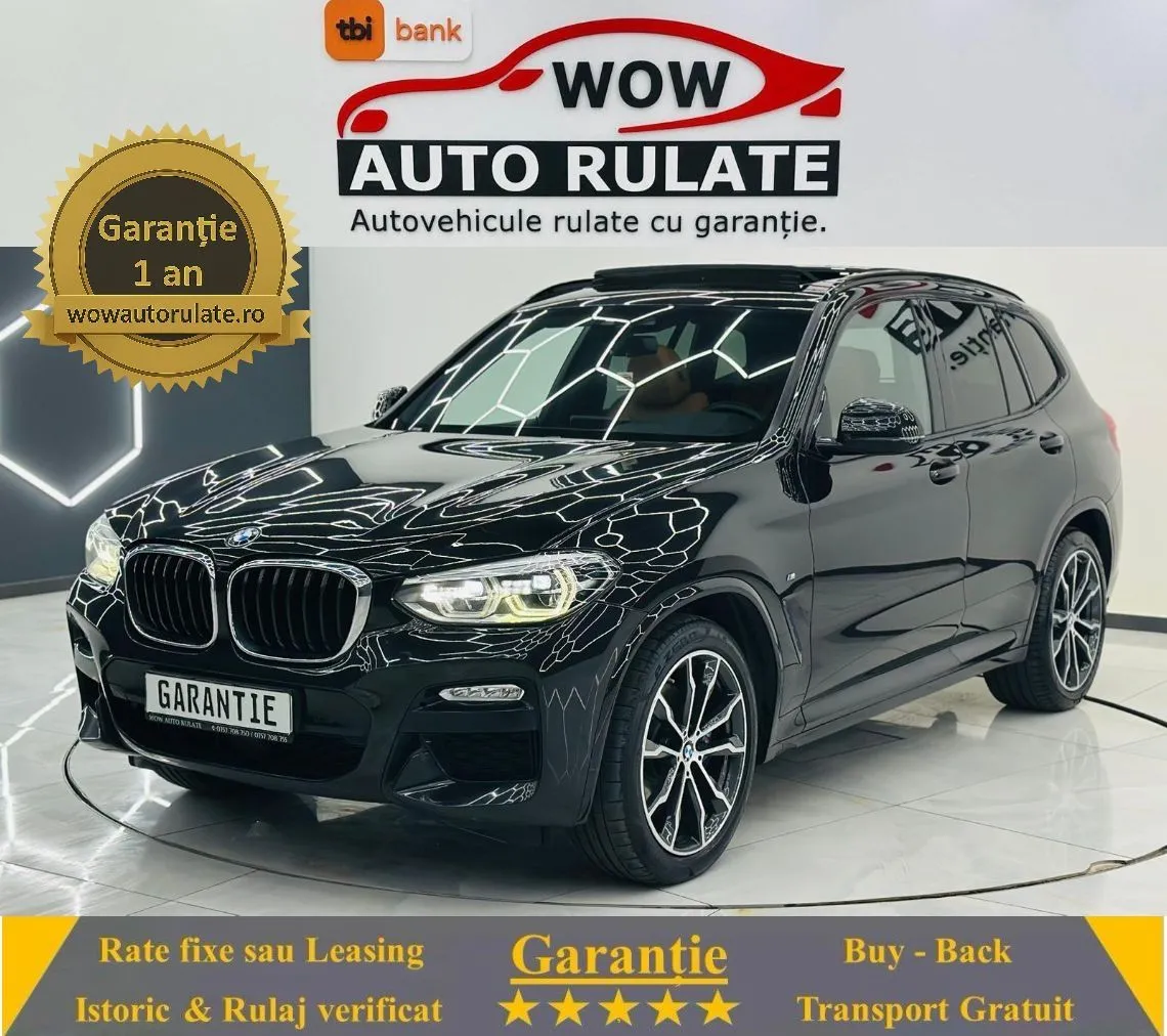 BMW X3 2018 2.0D E6 4X4 Garantie 12 Luni Rate Avans 0 Doar Cu Buletinul 2018 - WOW Auto Rulate