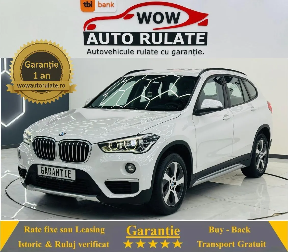 BMW X1 2016 2.0D E6 Garantie 12  Luni Rate Avans 0 Doar Cu Buletinul 2016 - WOW Auto Rulate