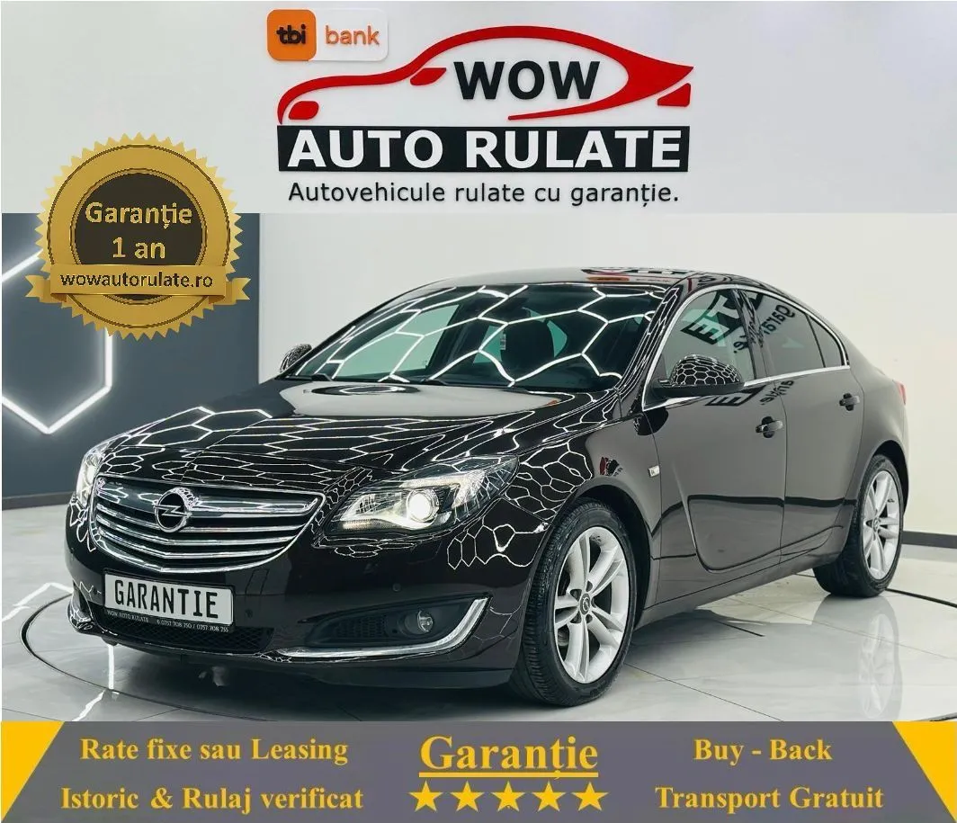 OPEL INSIGNIA 2014 2.0D E5 Garantie 12 Luni Rate Avans 0 Doar Cu Buletinul 2014 - WOW Auto Rulate
