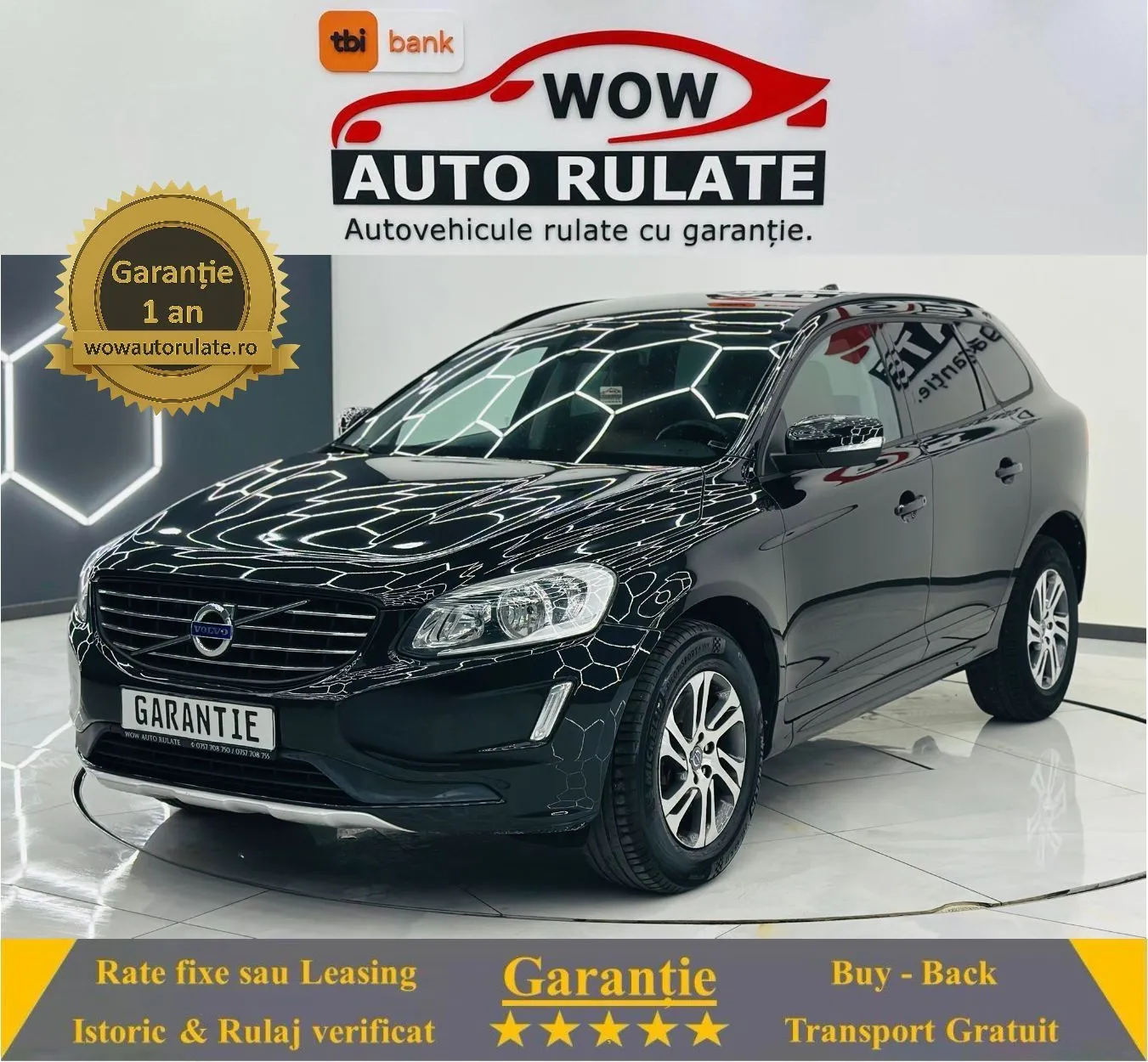 VOLVO Xc-60 2014 2.0D E5 Garantie 12 Luni Rate Avans 0 Doar Cu Buletinul 2014 - WOW Auto Rulate