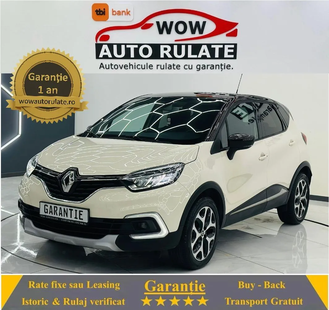 RENAULT CAPTUR 2019 09.i E6 Garantie 12 Luni Rate Avans 0 Doar Cu Buletinul 2019 - WOW Auto Rulate