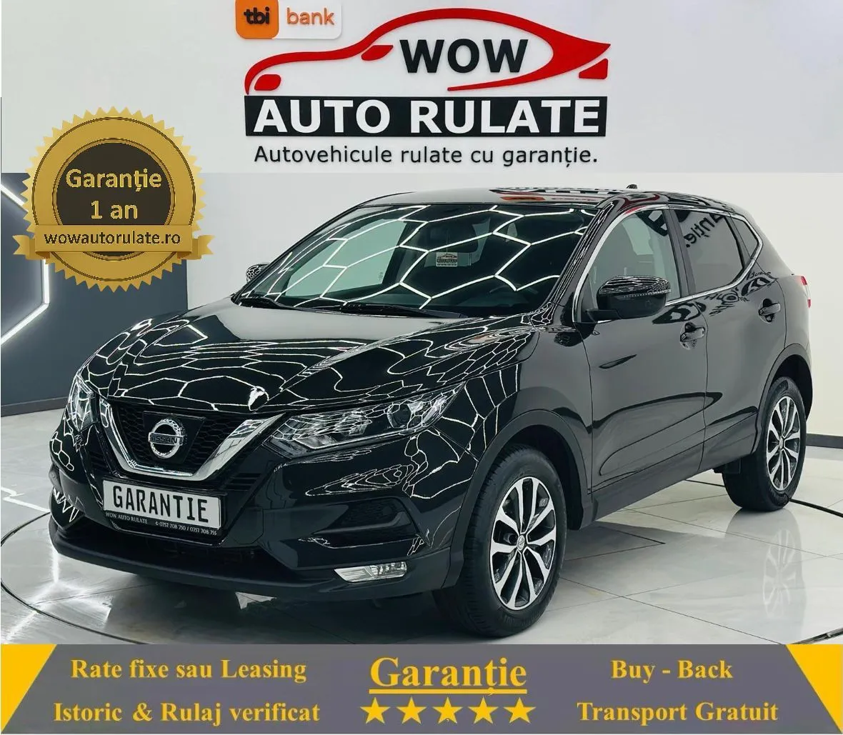 NISSAN Qashqai 2018 1.6D E6 Garantie 12 Luni Rate Avans 0 Doar Cu Buletinul 2018 - WOW Auto Rulate