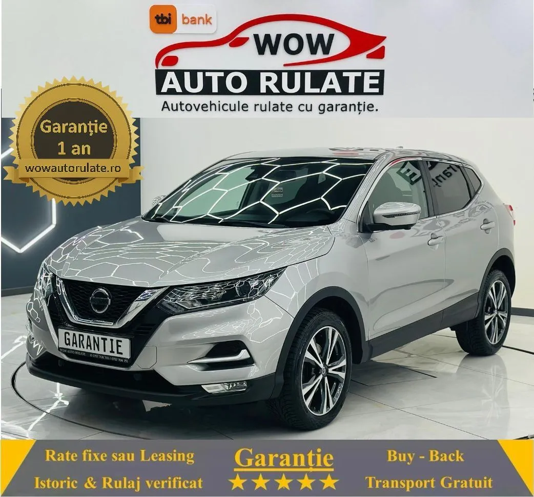 NISSAN Qashqai 2018 1.2i E6 Garantie 12 Luni Rate Avans 0 Doar Cu Buletinul 2018 - WOW Auto Rulate