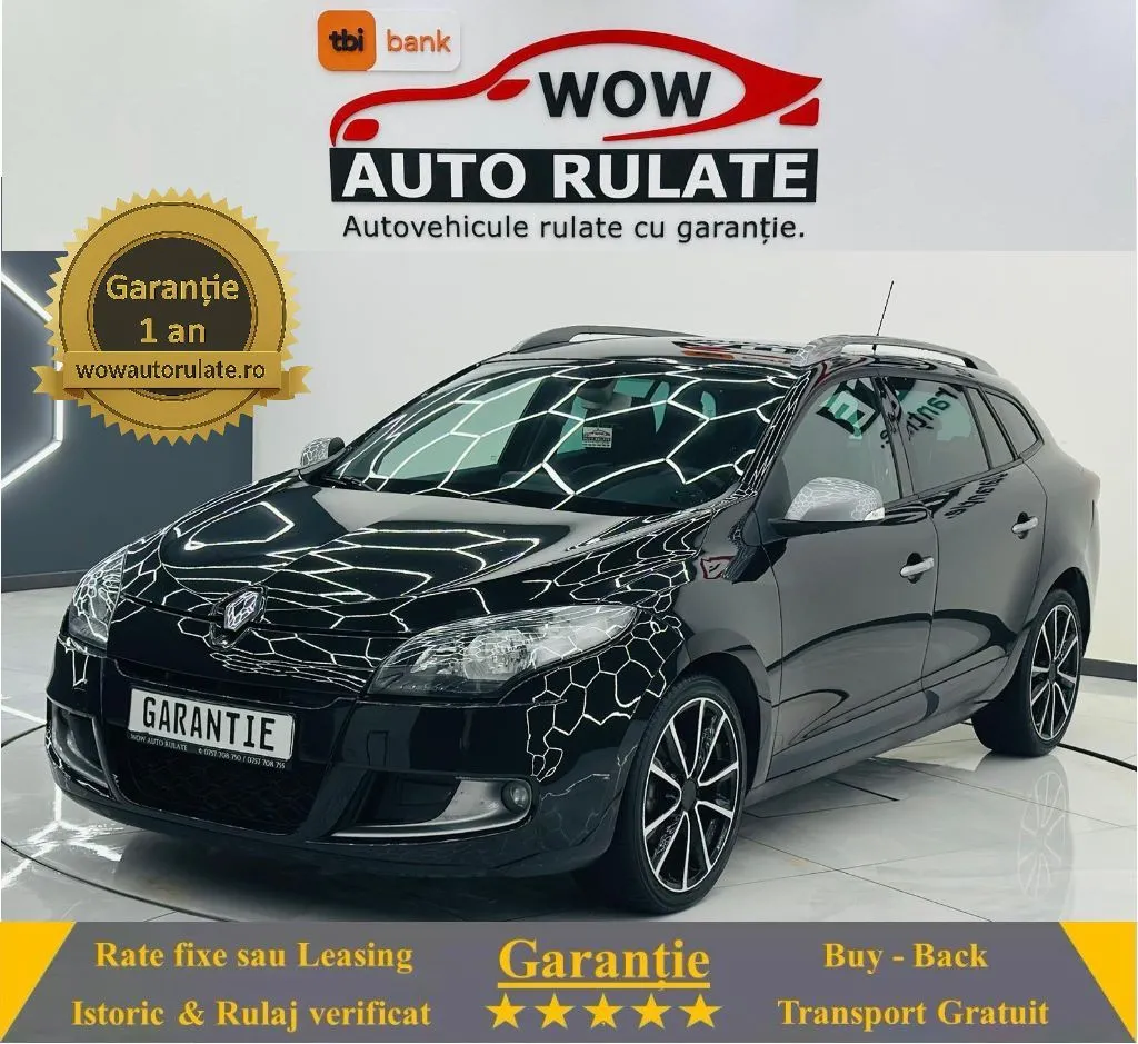 RENAULT MEGANE 2011 1.5D E5 Garantie 12 Luni Rate Avans 0 Doar Cu Buletinul 2011 - WOW Auto Rulate