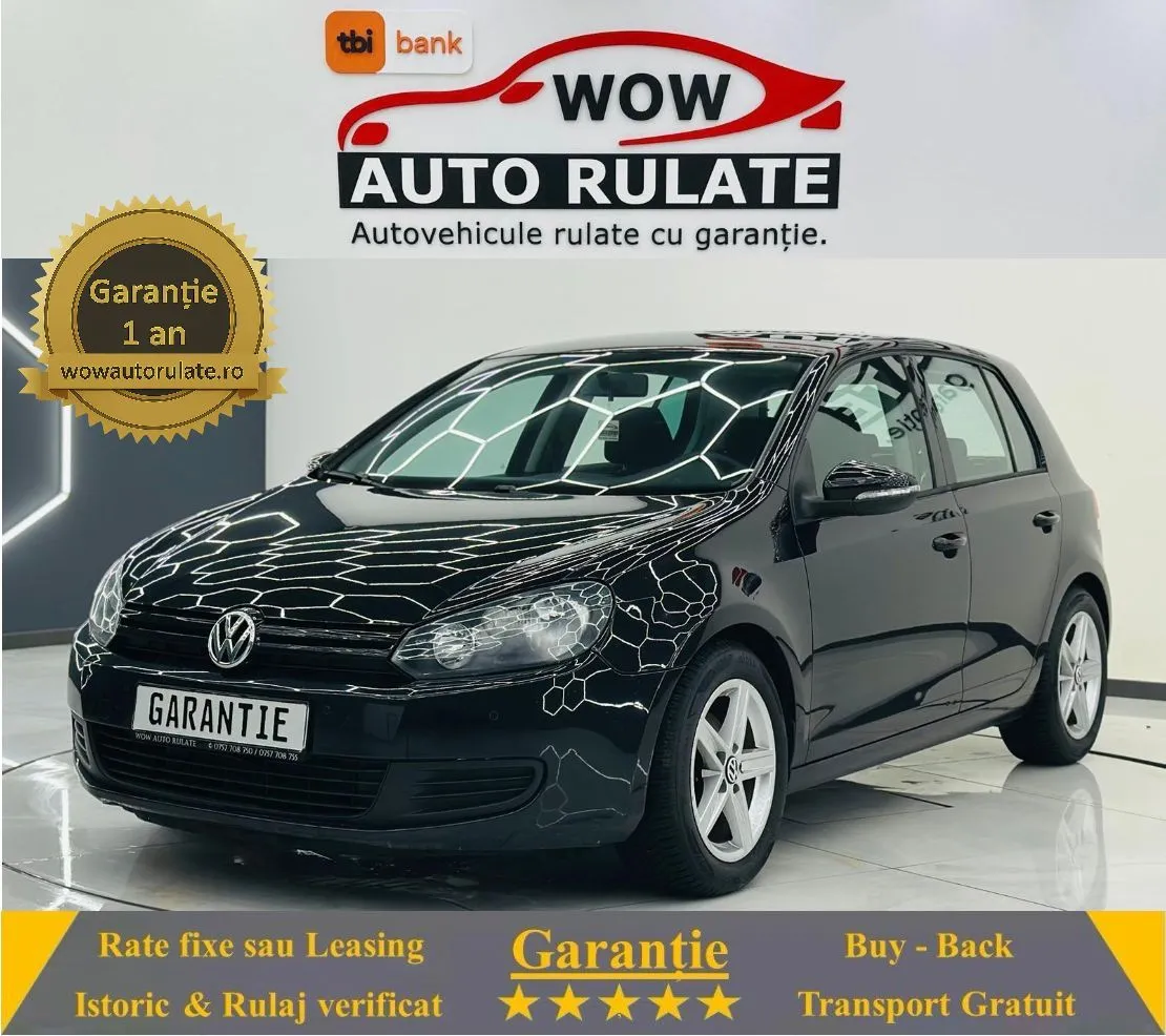 VOLKSWAGEN GOLF 2010 1.6D E5 Garantie 12 Luni Rate Avans 0 Doar Cu Buletinul 2010 - WOW Auto Rulate