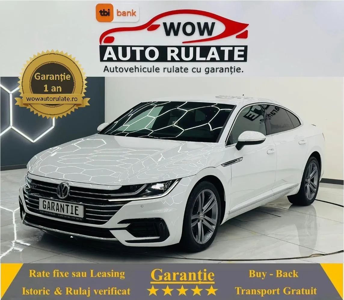 VOLKSWAGEN ARTEON 2017 2.0D E6 R-LINE Garantie 12 Luni Rate Avans 0 Doar Cu Buletinul 2017 - WOW Auto Rulate
