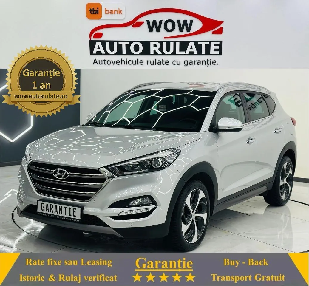 HYUNDAI TUCSON 2016 1.7D E6 Garantie 12 Luni Rate Avans 0 Doar Cu Buletinul 2016 - WOW Auto Rulate