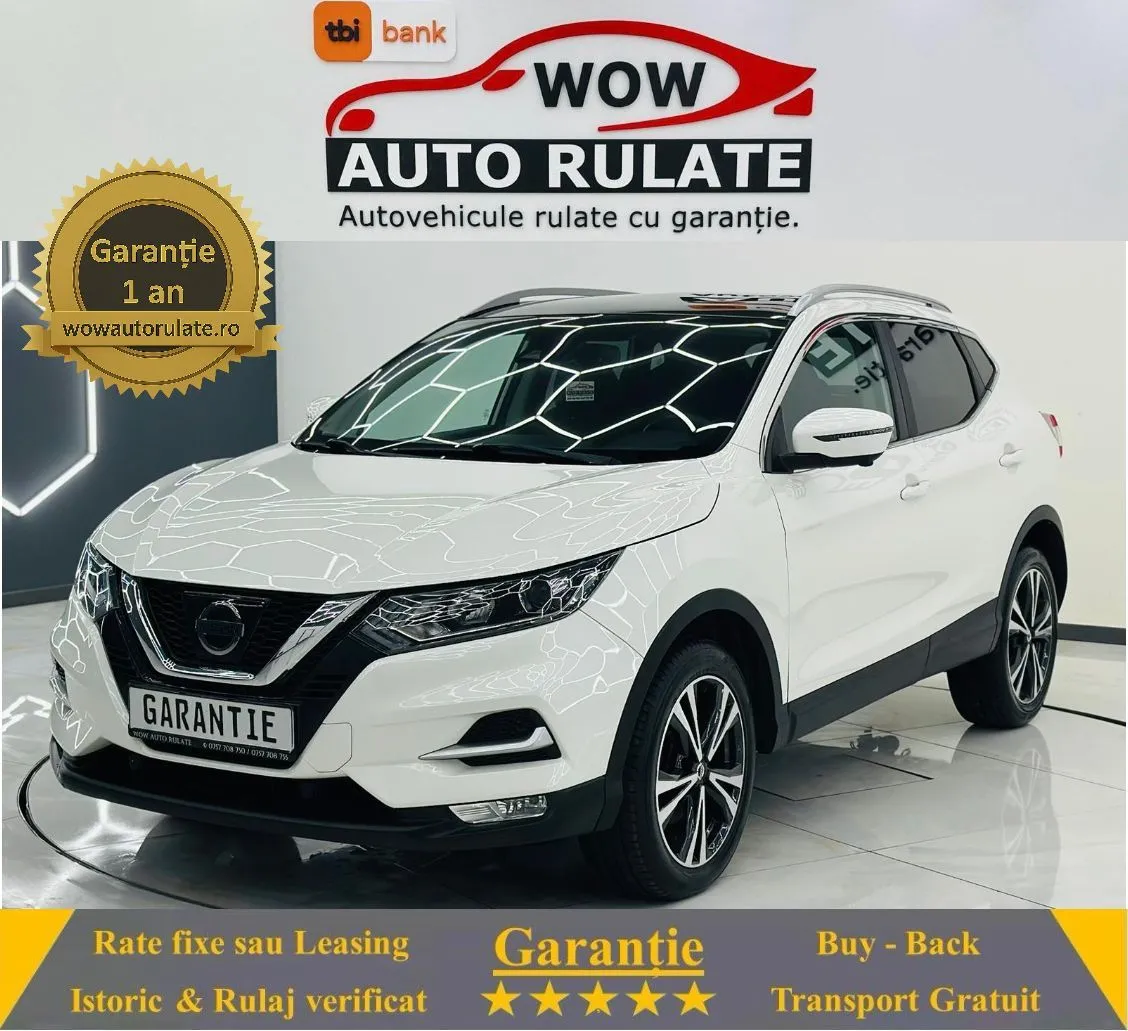 NISSAN Qashqai 2018 1.2i E6 Garantie 12 Luni Rate Avans 0 Doar Cu Buletinul 2018 - WOW Auto Rulate