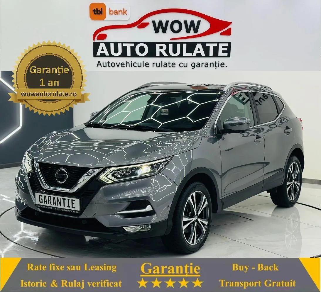 NISSAN Qashqai 2019 1.3i E6 Garantie 12 Luni Rate Avans 0 Doar Cu Buletinul 2019 - WOW Auto Rulate