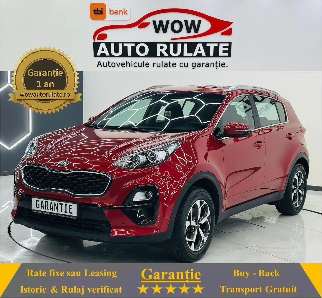 KIA SPORTAGE 2019 1.6i E6 Garantie 12  Luni Rate Avans 0 Doar Cu Buletinul 2019 - WOW Auto Rulate
