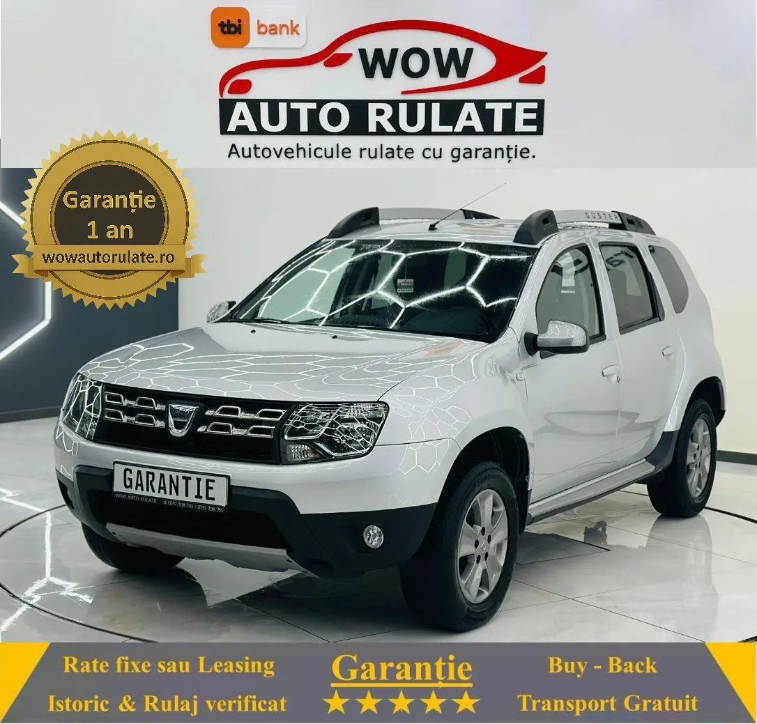 DACIA DUSTER 2018 1.6i E6 Garantie 12 Luni Rate Avans 0 Doar Cu Buletinul 2018 - WOW Auto Rulate